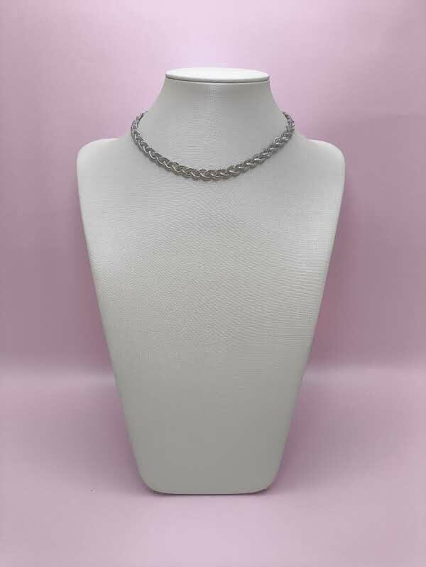 Colar de Corrente Trançada