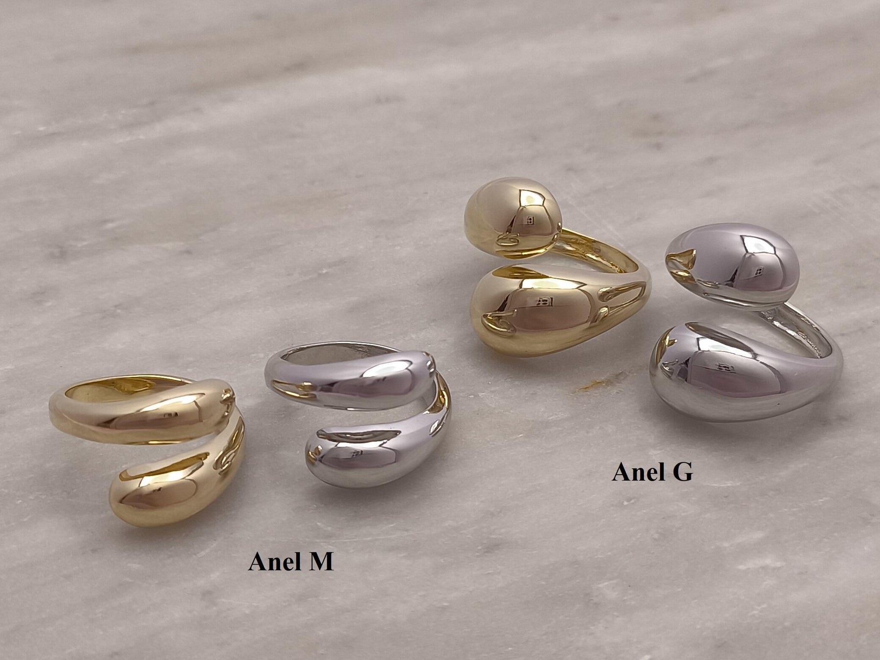 Anel Due Gota Regulável M