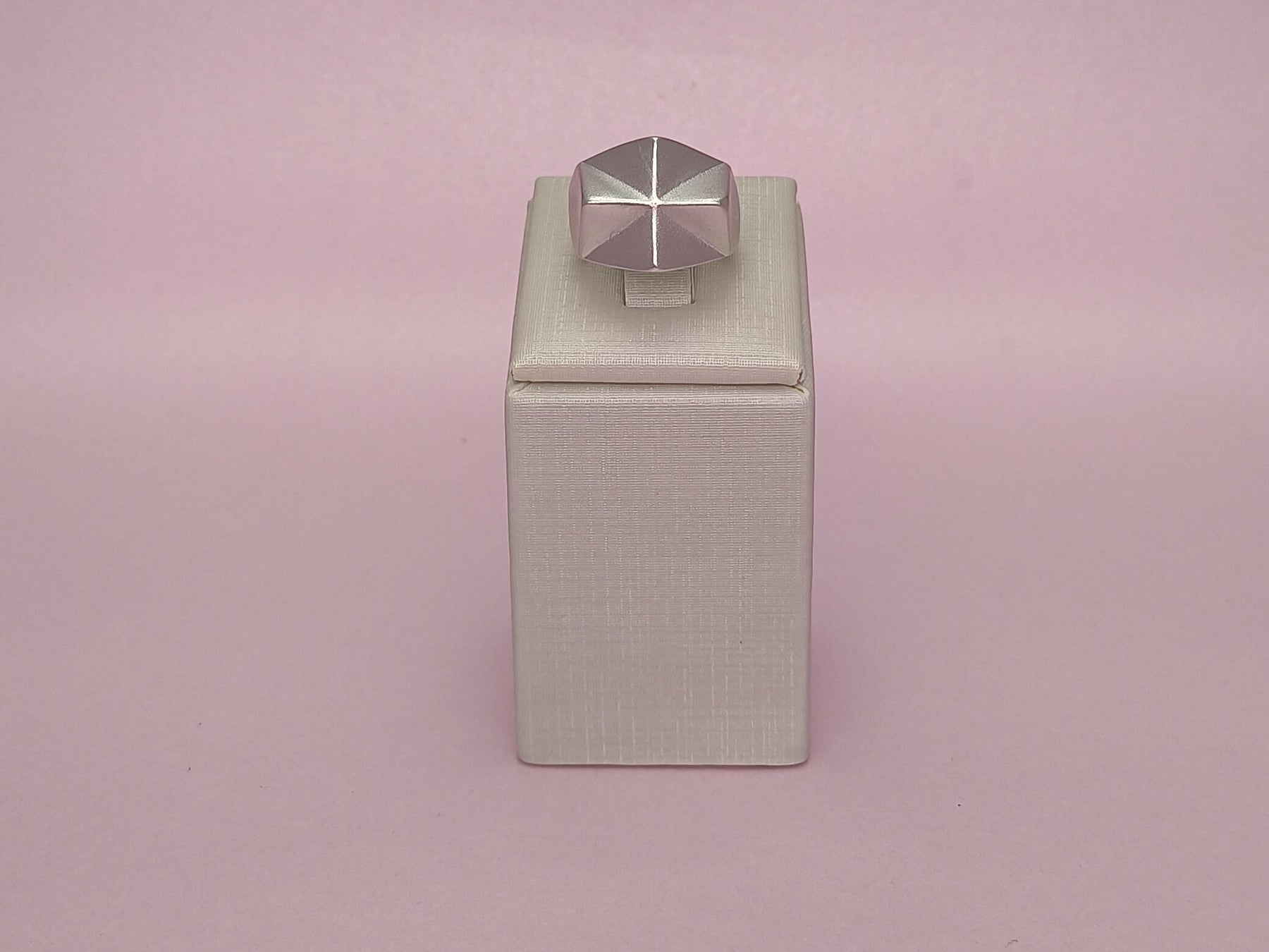 Anel Geométrico Acetinado Regulável