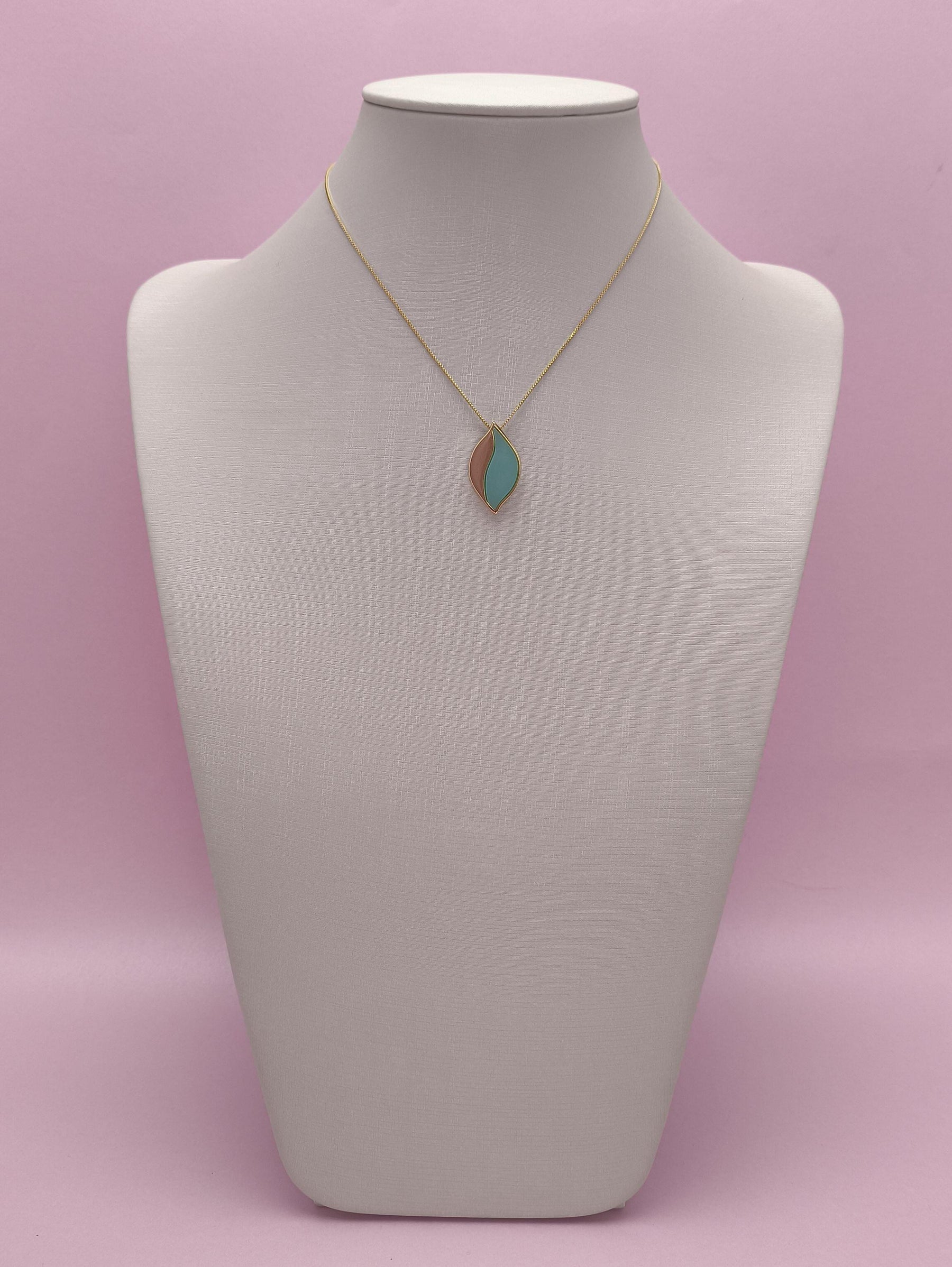 Colar Colore Verde-Água