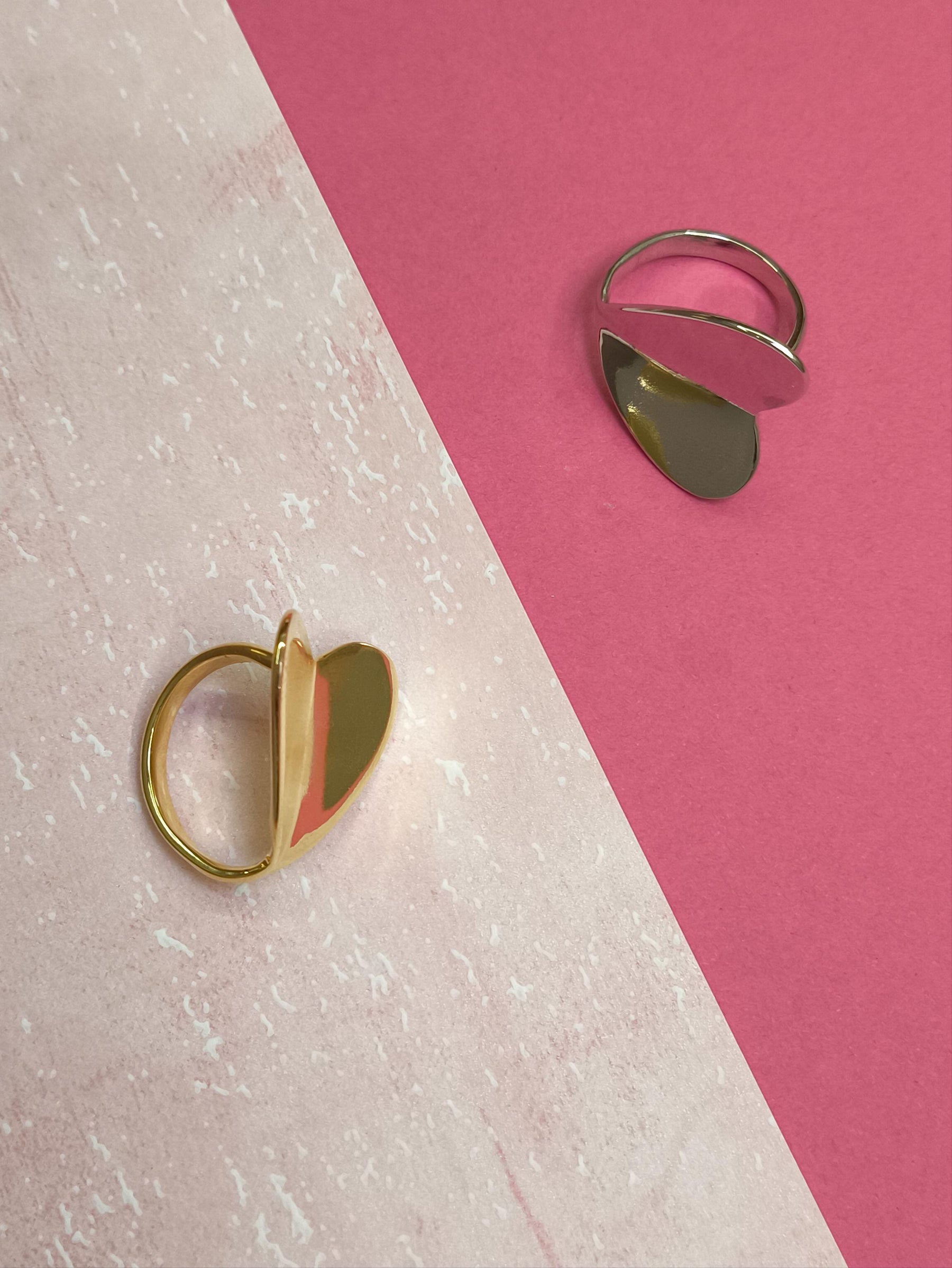 Anel Coração Regulável