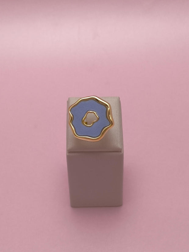 Anel Colore Azul Claro