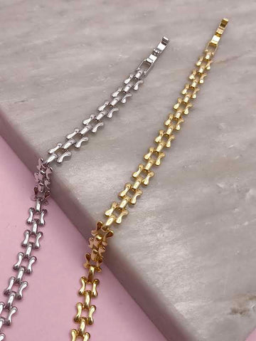 Pulseira Malha Quadrada: estilo contemporâneo com acabamento impecável