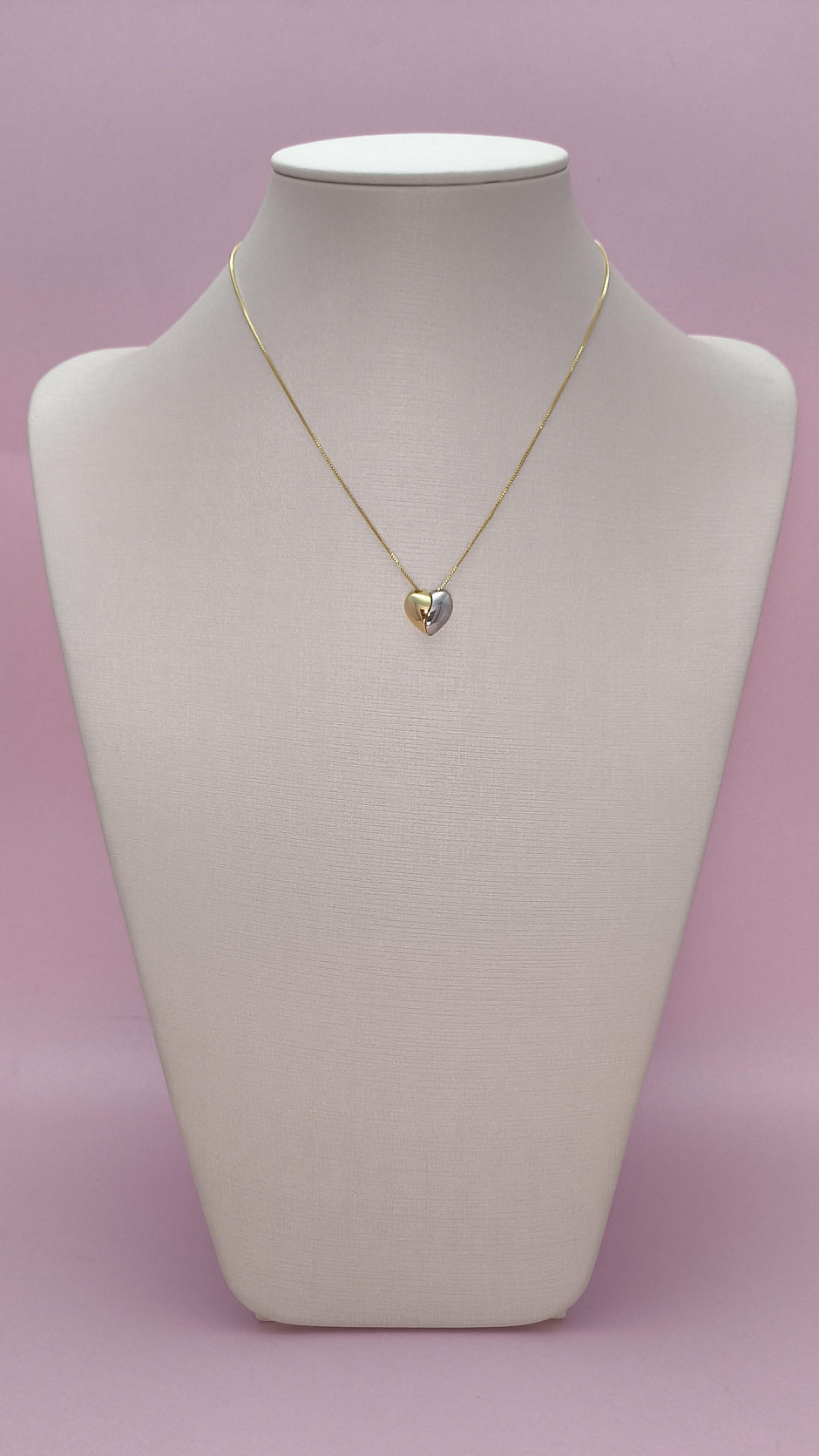 Colar com Pingente de Coração Due Colori