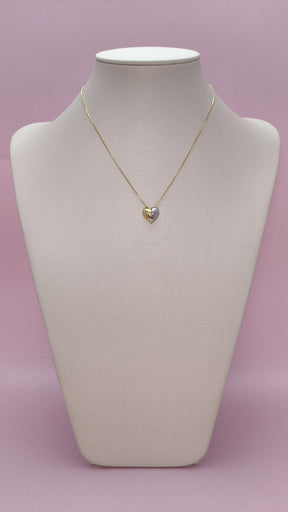 Colar com Pingente de Coração Due Colori