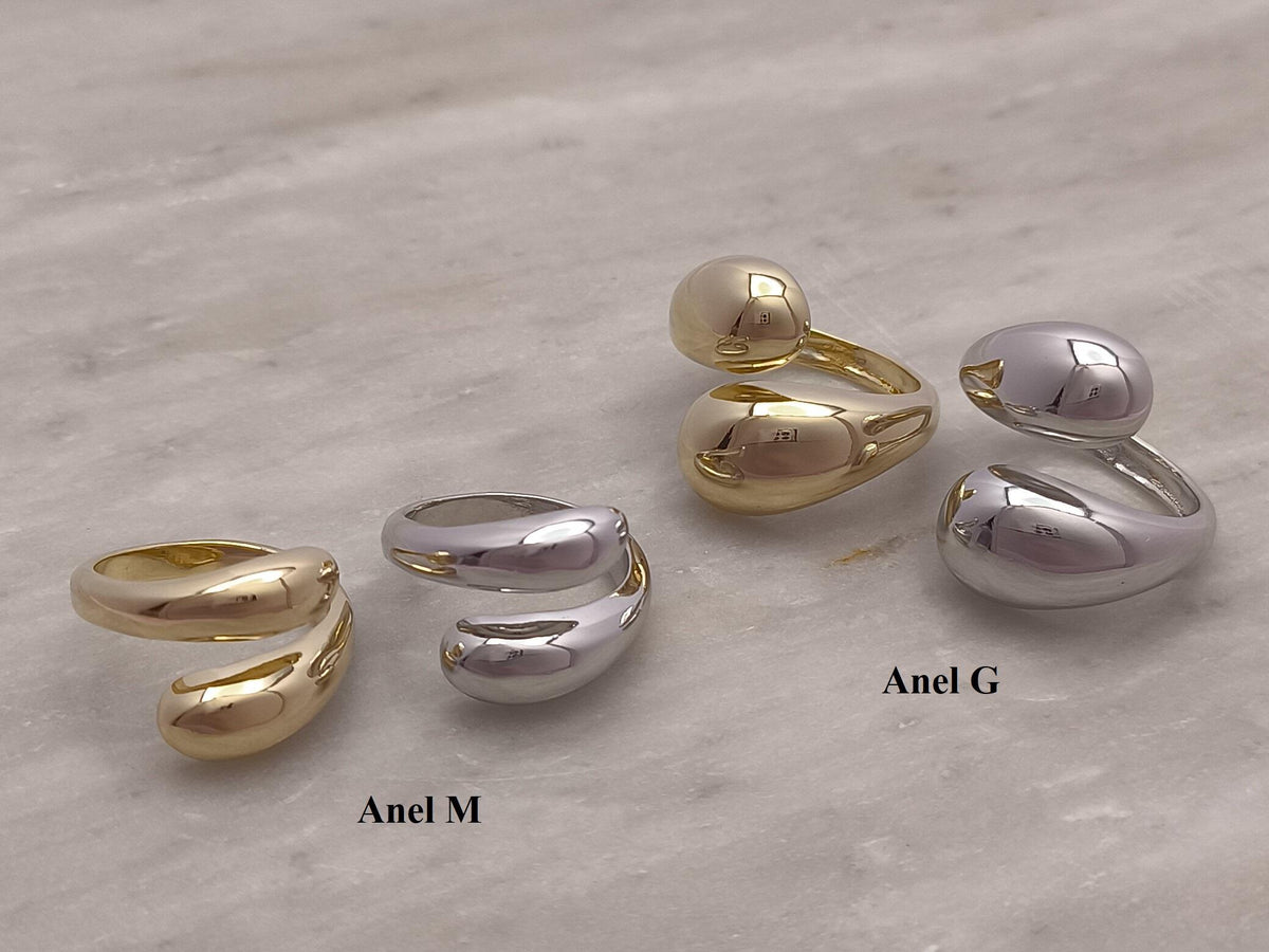 Anel Due Gota Regulável M