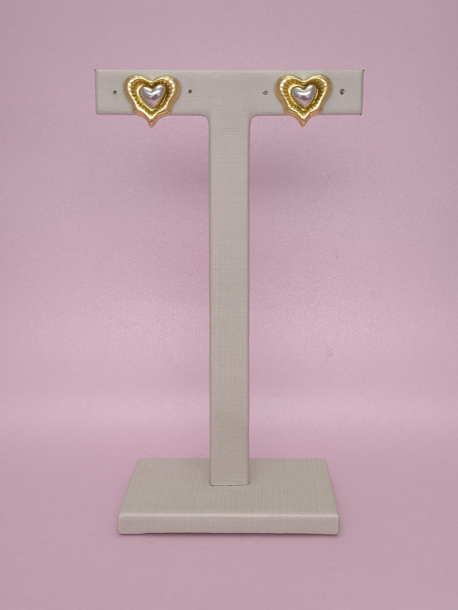 Brinco Coração 2 Em 1: Versatilidade E Elegância Em Uma Peça