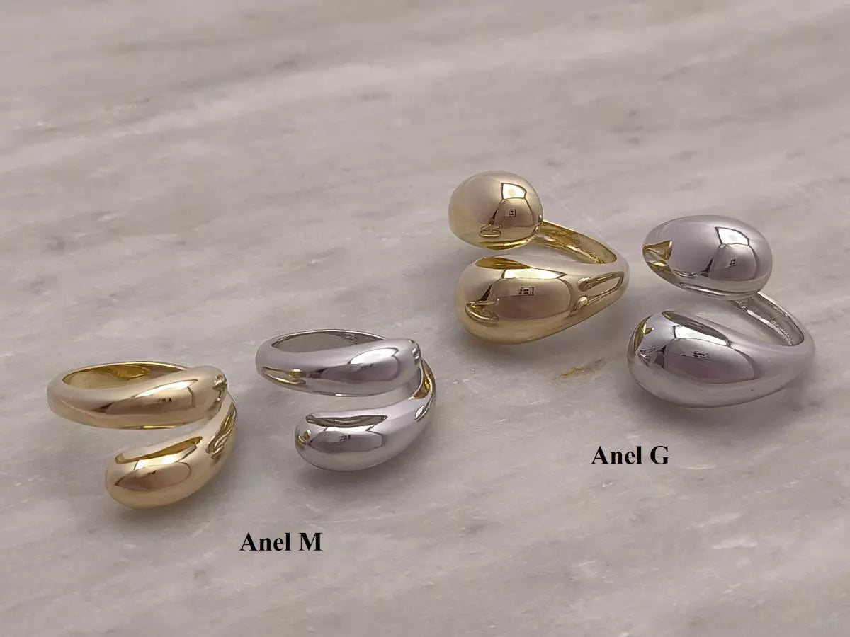 Anel Due Gota Regulável G