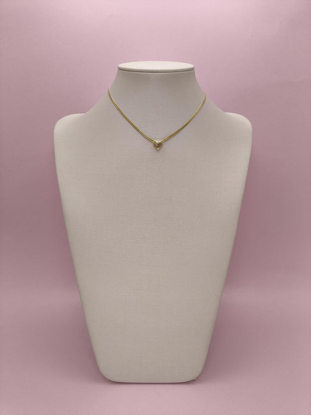 Colar Fita com Coração