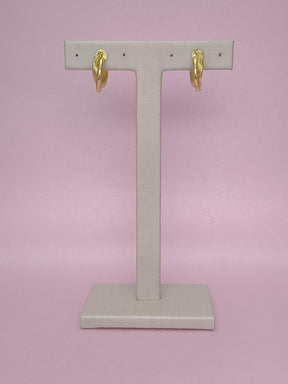 Argola Dupla Lisa E Espiral: Estilo Moderno Com Design Distinto