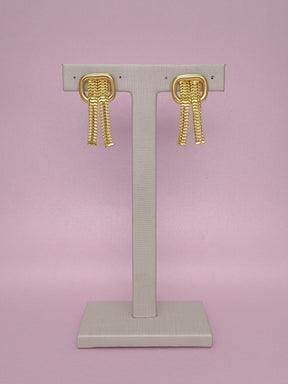 Brinco Dupla Corrente Com Fecho: Estilo Contemporâneo Com Praticidade