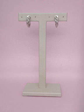 Argola Dupla Lisa E Espiral: Estilo Moderno Com Design Distinto