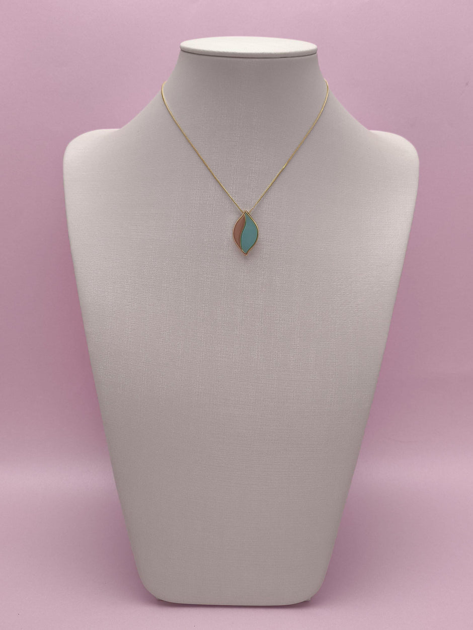 Colar Colore Verde-Água