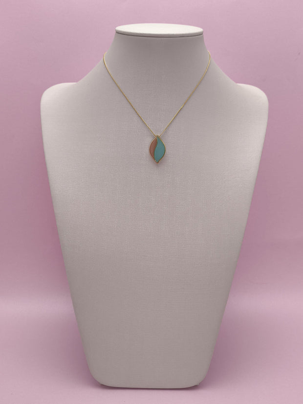 Colar Colore Verde-Água