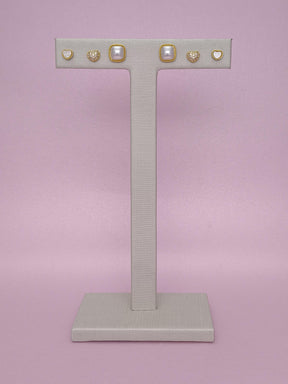 Trio Corações e Quadrado: brilho delicado para destacar sua personalidade com charme e sofisticação