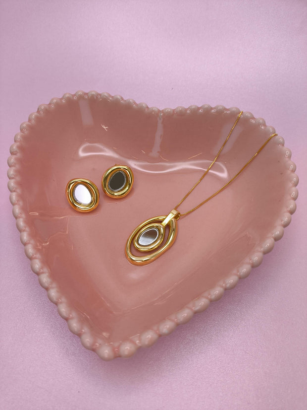 Conjunto Oval: elegância que reflete sua essência