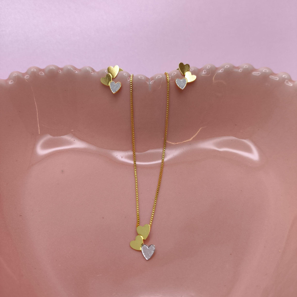 Conjunto Corações