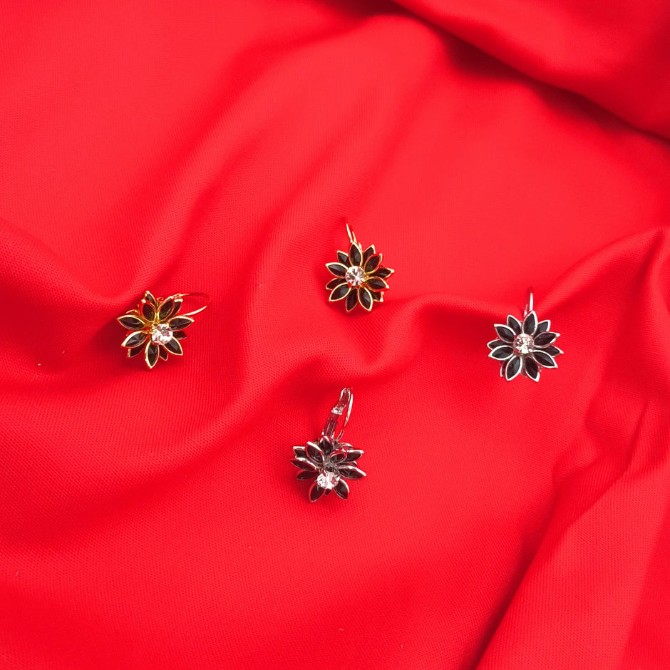 Brinco Dália Preto 2