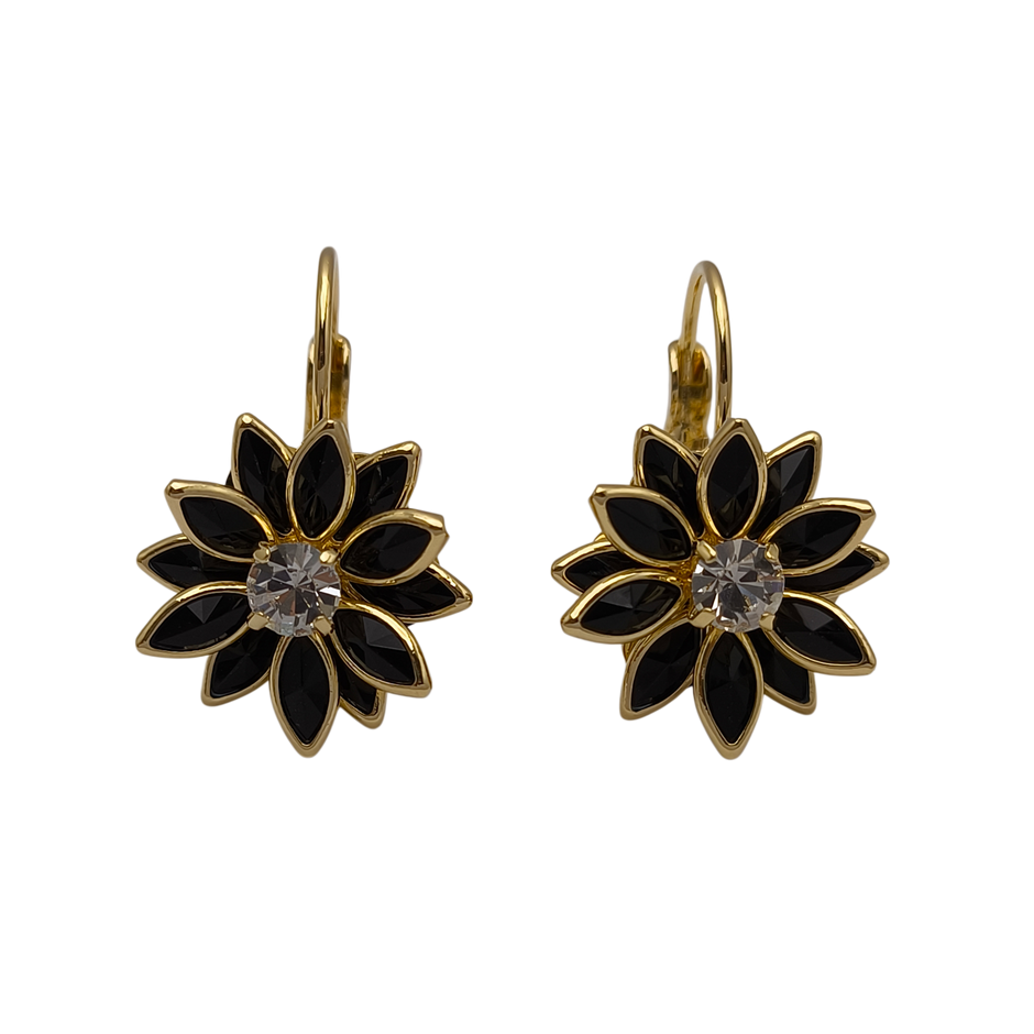Brinco Dália Preto 2