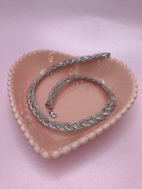 Colar de Corrente Trançada