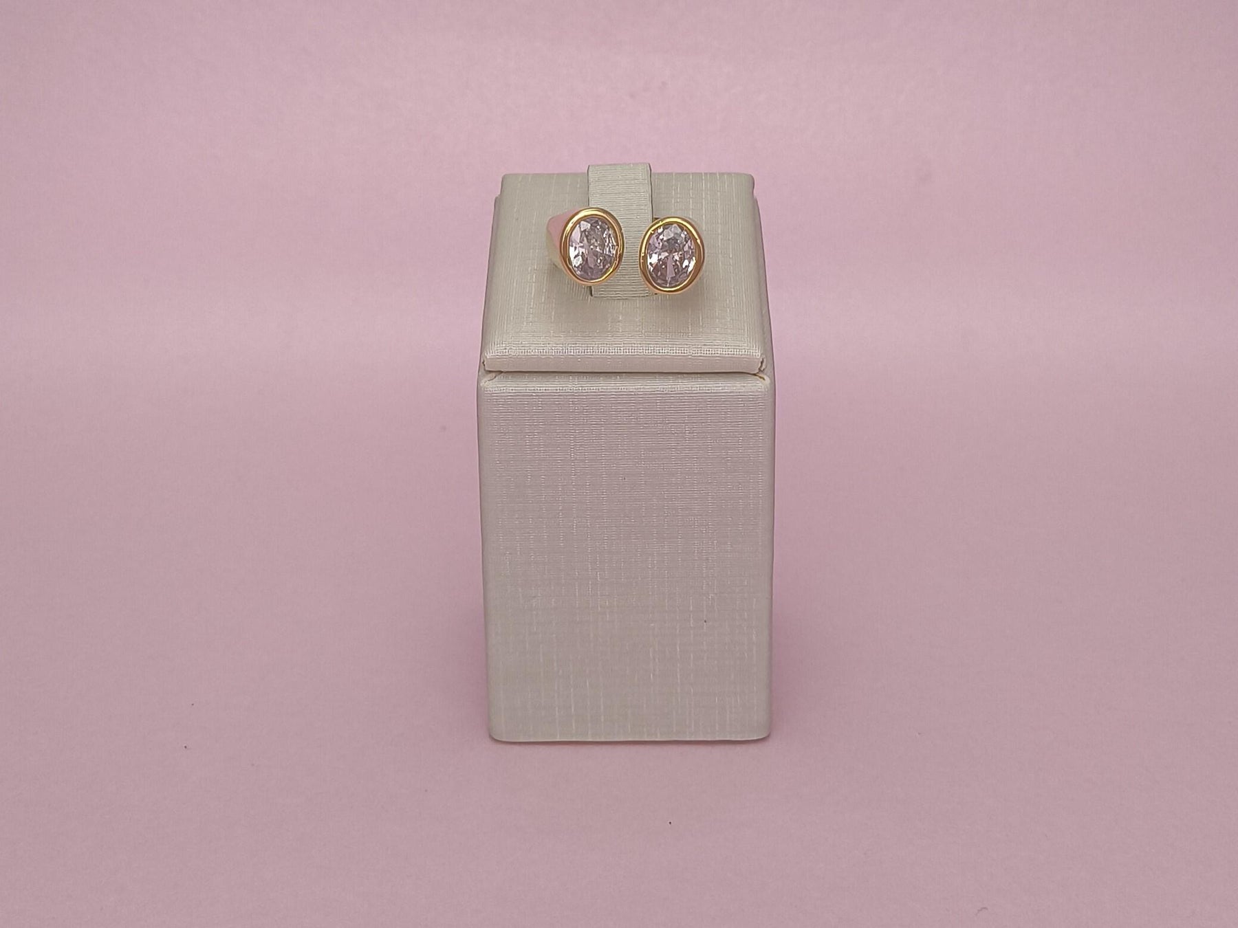 Anel Due Cristalli Regulável