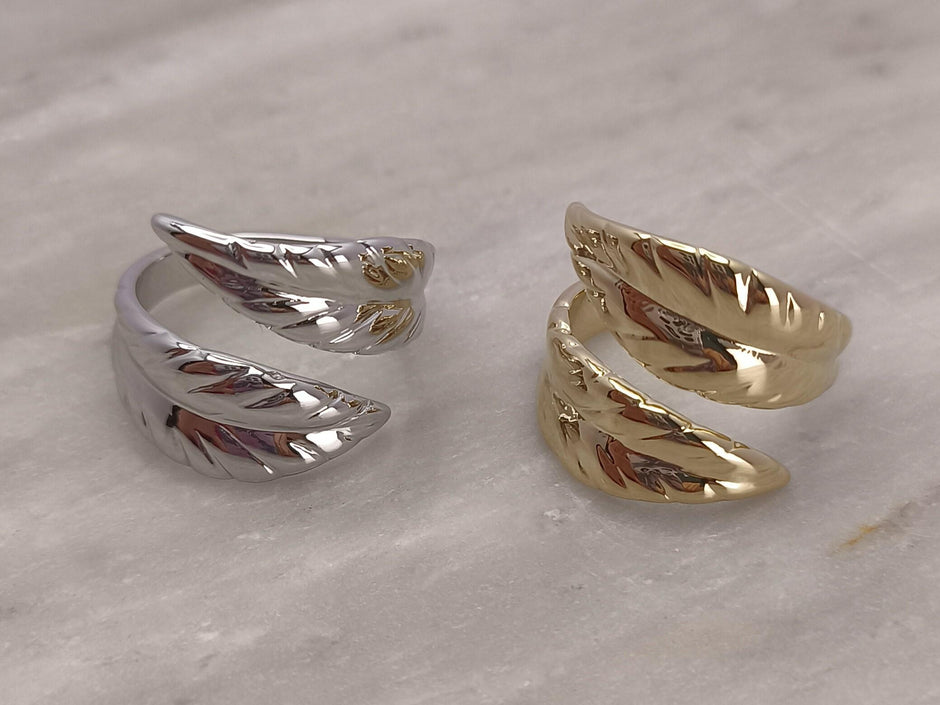 Anel Due Fogli Regulável