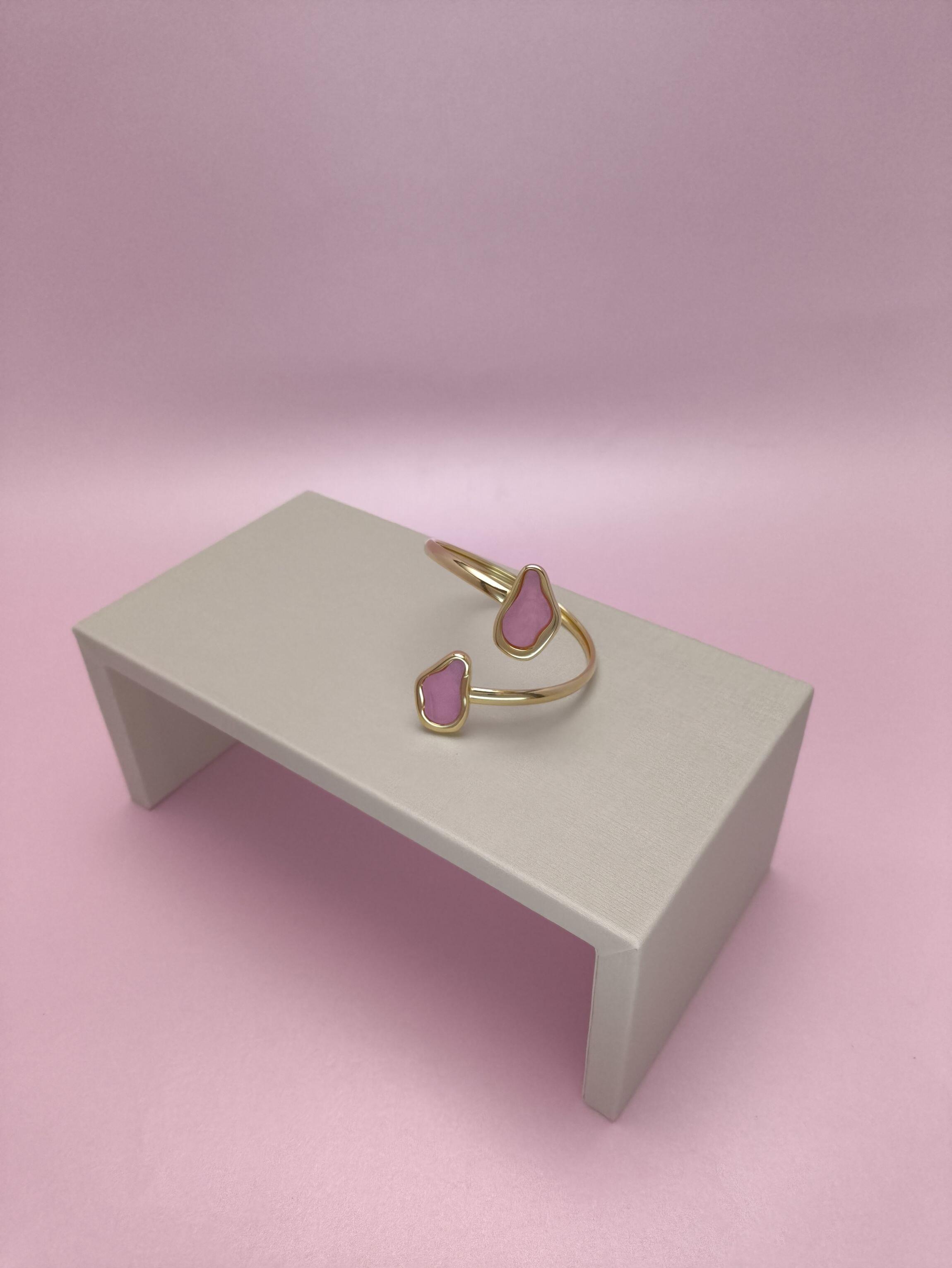 Bracelete Colore Rosa Claro: Delicadeza E Sofisticação Em Cada Detalhe