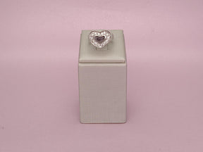 Anel Cuore Cravejado Regulável