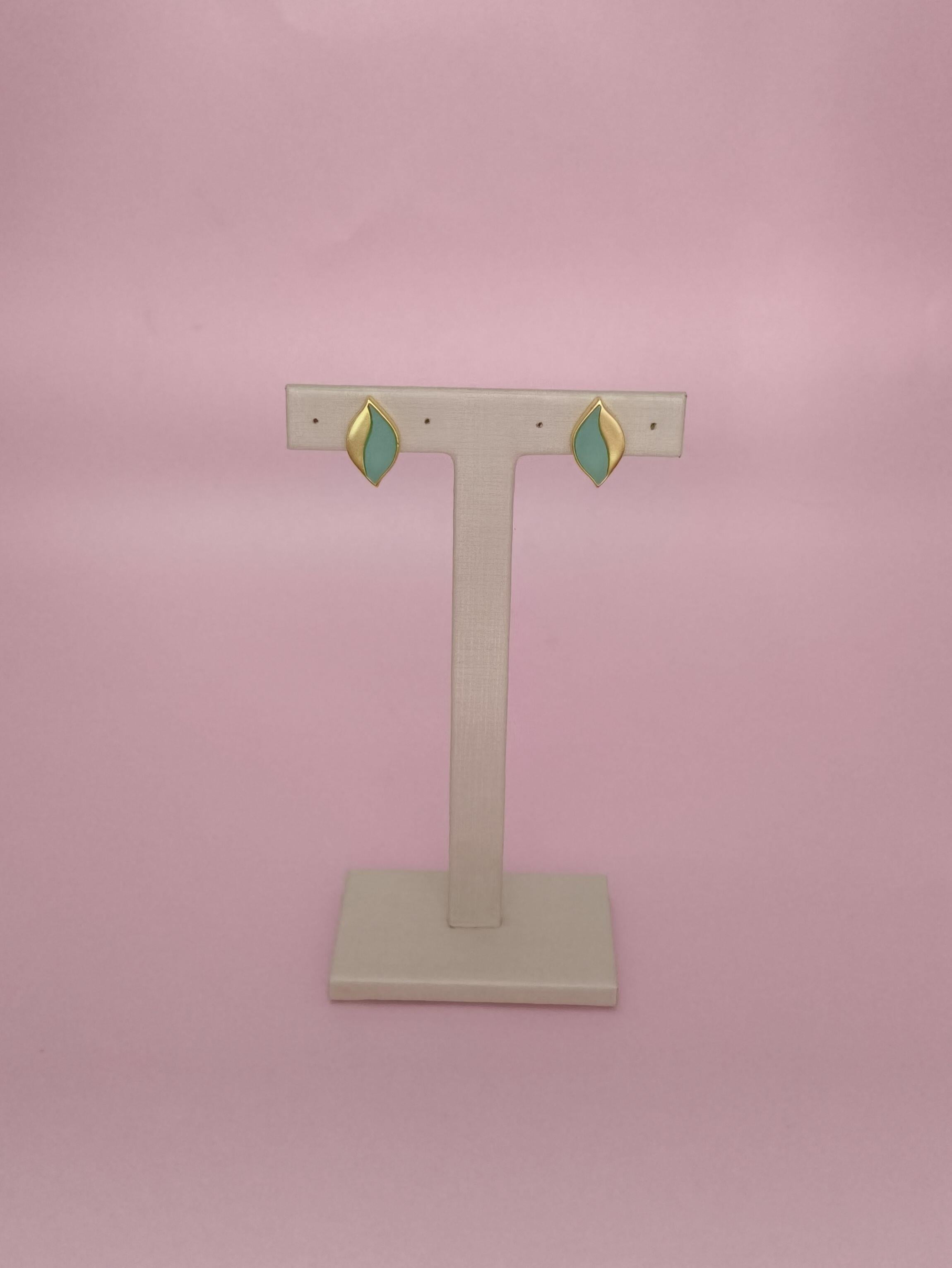 Brinco Colore Verde-Água: Toque Refrescante E Sofisticação Em Cada Detalhe