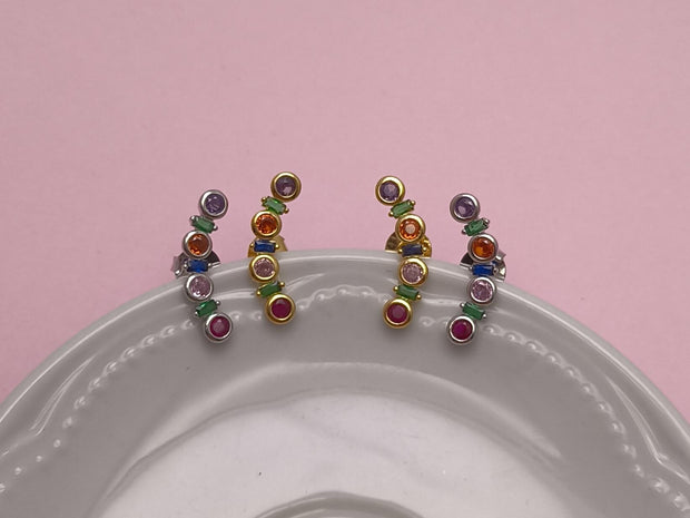 Earcuff com Círculos Coloridos: leveza, cor e estilo sem precisar de furo