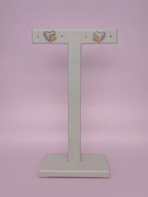 Brinco Dois Corações: Romantismo E Elegância Em Design Delicado