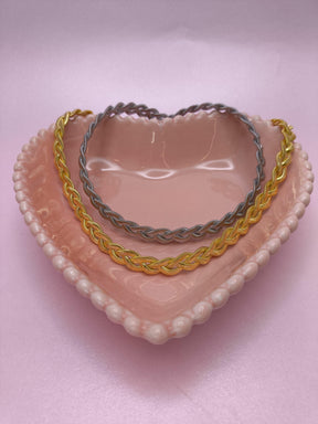 Colar de Corrente Trançada