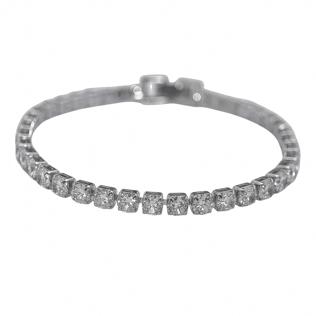 Kit Pulseira Cordão Baiano Grosso e Pulseira Riviera 4 mm