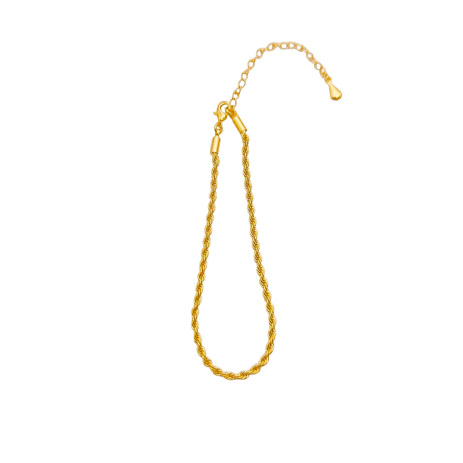 Kit Corrente Cordão Baiano e Pulseira Cordão Baiano Fino