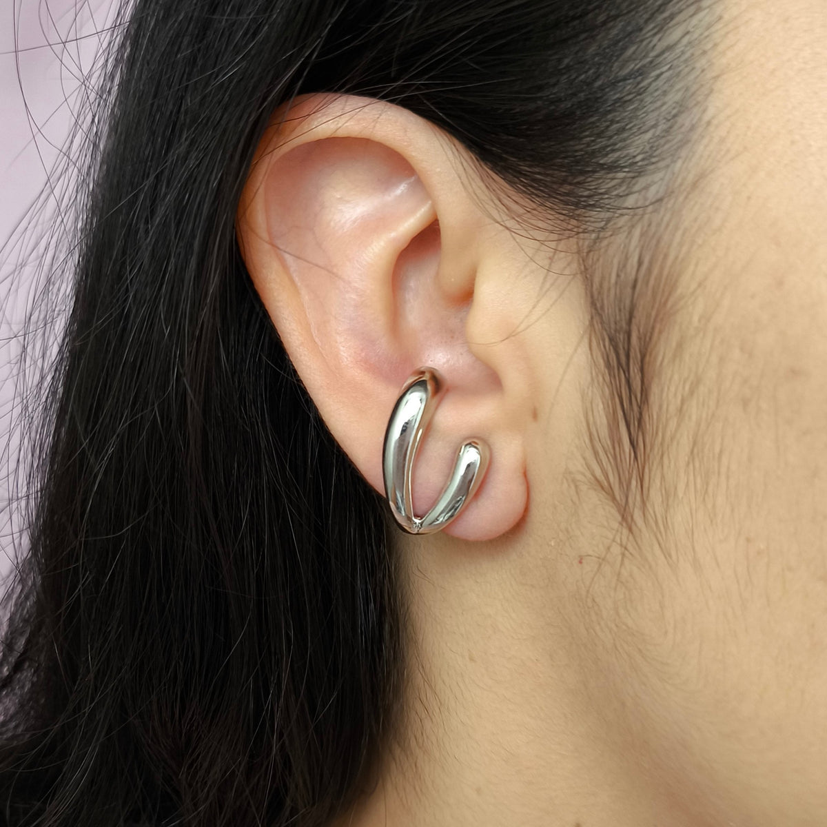 Ear Hook Curvo Duplo