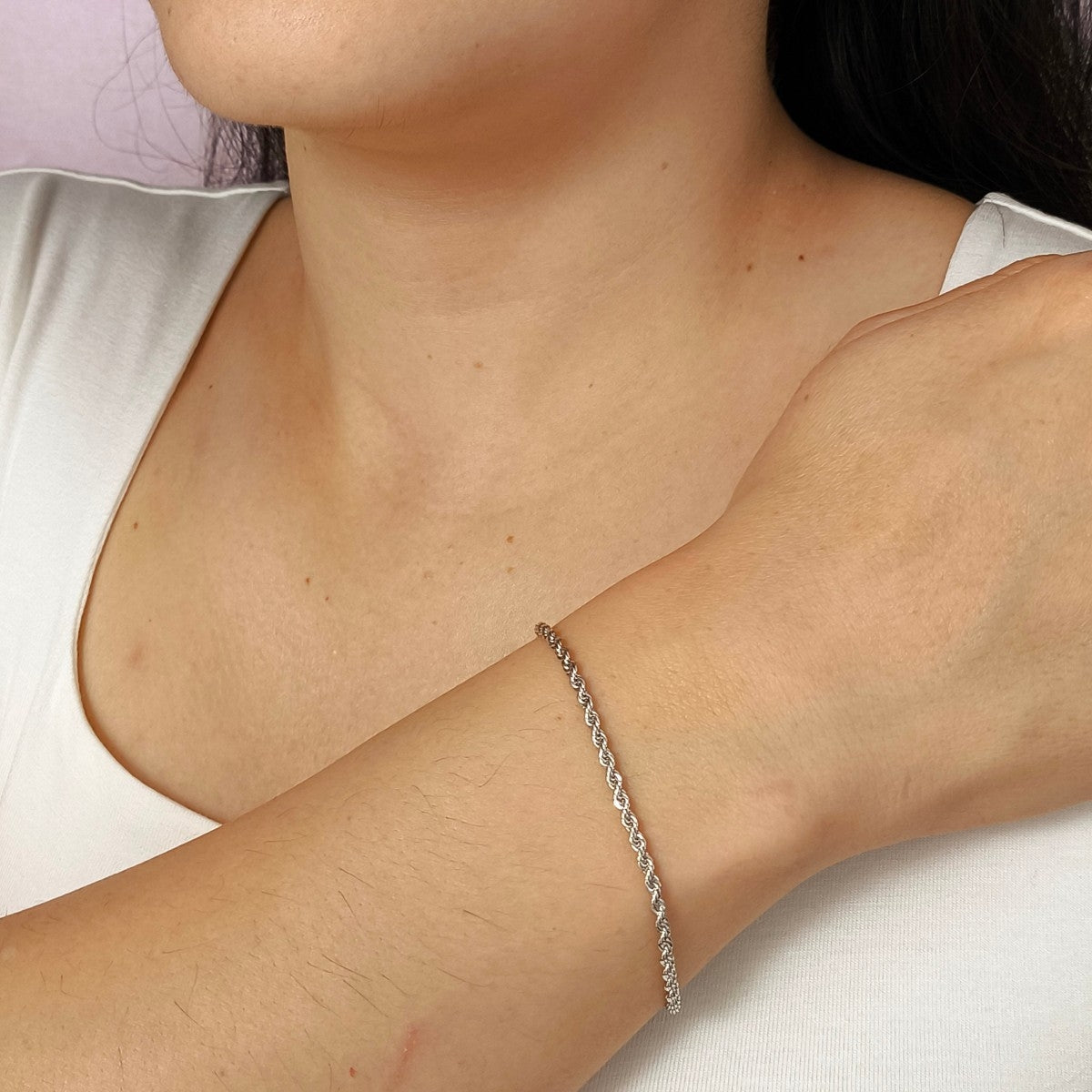 Pulseira Cordão Baiano Fino
