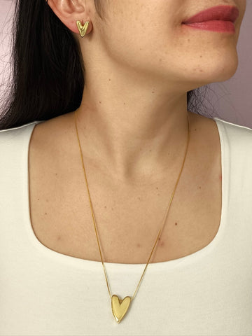 Conjunto com Coração Minimalista