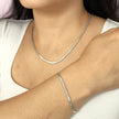 Kit Corrente Diamantada e Pulseira Diamantada