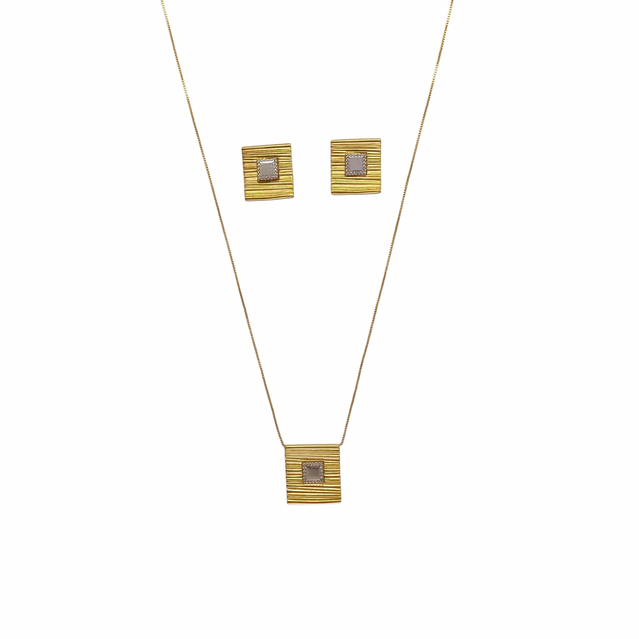 Conjunto Quadrado Texturizado