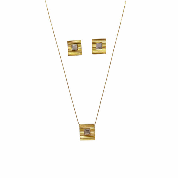 Conjunto Quadrado Texturizado