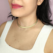 Choker Fita Texturizada