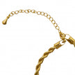 Kit Pulseira Cordão Baiano Grosso e Pulseira Riviera 4 mm