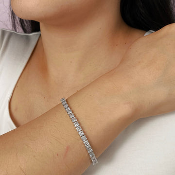 Pulseira Riviera Carré 4 mm