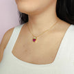 Colar com Pingente Lumina Duo